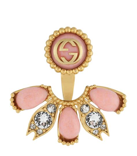 gucci earrings pink|More.